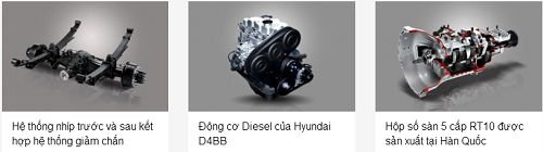 Trang bị hệ thống động cơ mạnh mẽ, Tera 190 là sự lựa chọn hoàn hảo cho các doanh nghiệp vận tải Dong xe tai chat luong cao Tera 190 duoc trang trang bi dong co vo cung manh me